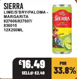 Bestway Sierra lime margarita offer