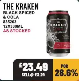 Bestway The kraken black spiced & cola offer