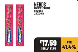 Bestway Nerds rope fruit offer