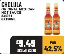 Bestway Cholula original mexican hot sauce offer