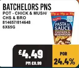 Bestway Batchelors pasta n' sauce chicken & mushroom offer