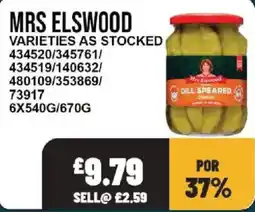 Bestway Mrs Elswood offer