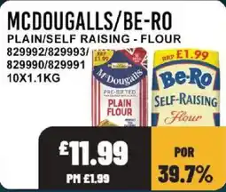 Bestway McDougalls/Be-Ro plain/self raising flour offer