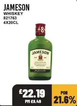 Bestway Jameson whiskey offer