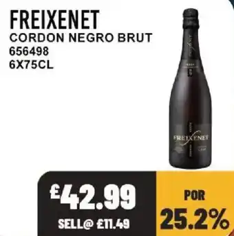 Bestway Freixenet cordon negro brut offer