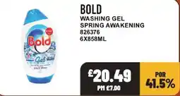 Bestway Bold washing gel spring awakening offer