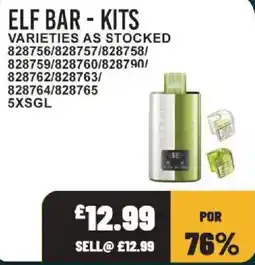 Bestway Elf bar - kits offer