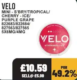 Bestway Velo strawberry ice offer