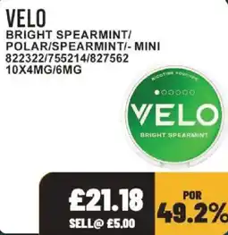 Bestway Velo bright spearmint offer