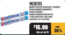 Bestway Mentos mint offer
