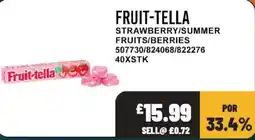 Bestway Fruit-tella offer