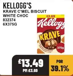 Bestway Kellogg's krave c'mel biscuit white choc offer