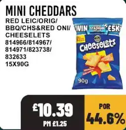 Bestway Cheeselets mini cheddars offer