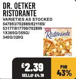 Bestway Dr. Oetker ristorante offer