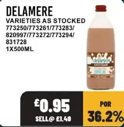 Bestway Delamere chocolate flavoured milk offer