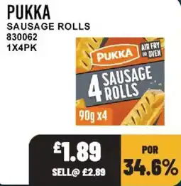 Bestway Pukka sausage rolls offer