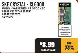 Bestway Ske crystal - cl6000 pods offer