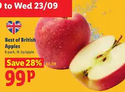 Lidl Best of British Apples offer