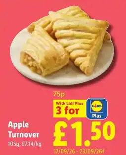 Lidl Apple Turnover offer