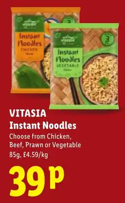 Lidl Vitasia instant noodles offer