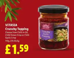 Lidl Vitasia crunchy topping offer