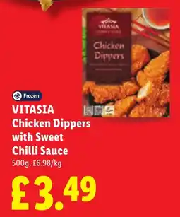 Lidl Vitasia chicken dippers with sweet chilli sauce offer