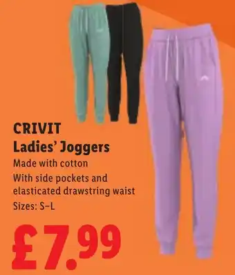 Crivit ladies' joggers