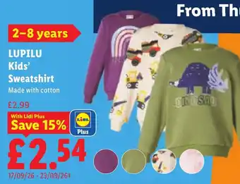 Lupilu kids' sweatshirt