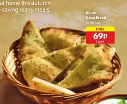 Aldi Bilash Naan Bread offer