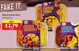 Aldi Bilash ready meal offer