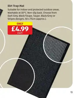 Aldi Dirt Trap Mat offer
