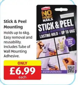 Aldi Unibond stick & peel mounting offer