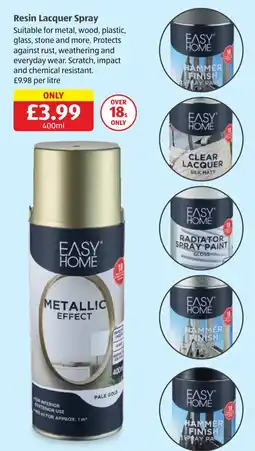 Aldi Easy Home metallic effect offer