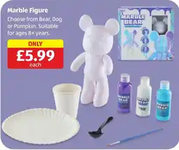 Aldi Marble Bear Marble Figure offer