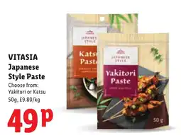 Lidl Vitasia Japanese Style Paste offer