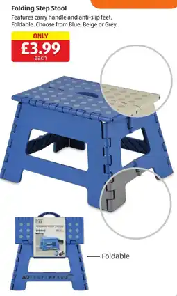 Aldi Folding Step Stool offer