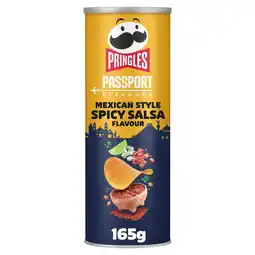 Iceland Pringles Passport Mexican Style Spicy Salsa Sharing Crisps 165g offer