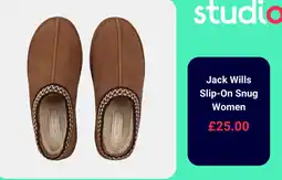 Studio Jack Wills Slip-On Snug Women offer