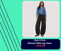 Studio I Saw It First Womens Wide Leg Jeans offer