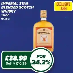 Bestway Imperial stag blended scotch whisky offer