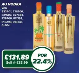 Bestway Au Vodka offer