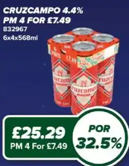 Bestway Cruzcampo offer