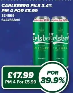 Bestway Carlsberg pilsner offer