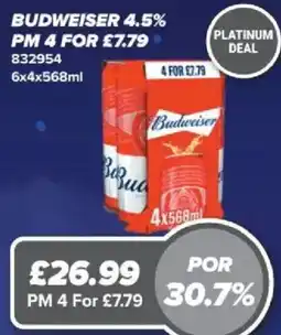 Bestway Budweiser offer