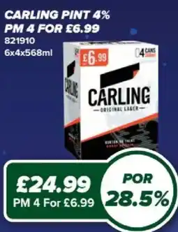 Bestway Carling original lager offer