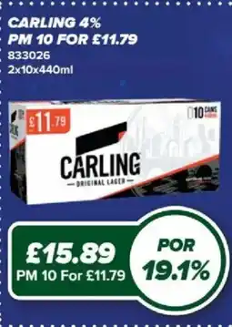 Bestway Carling original lager offer
