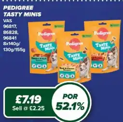 Bestway Pedigree tasty minis offer