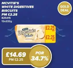 Bestway McVitie's white digestives biscuits offer