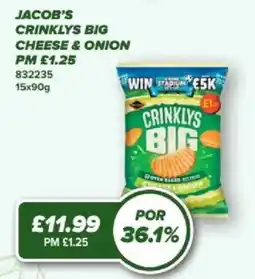 Bestway Jacob's crinklys big cheese & onion offer