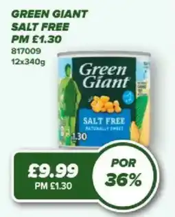 Bestway Green Giant salt free offer